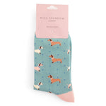 Sausage Dog & Spots Socks