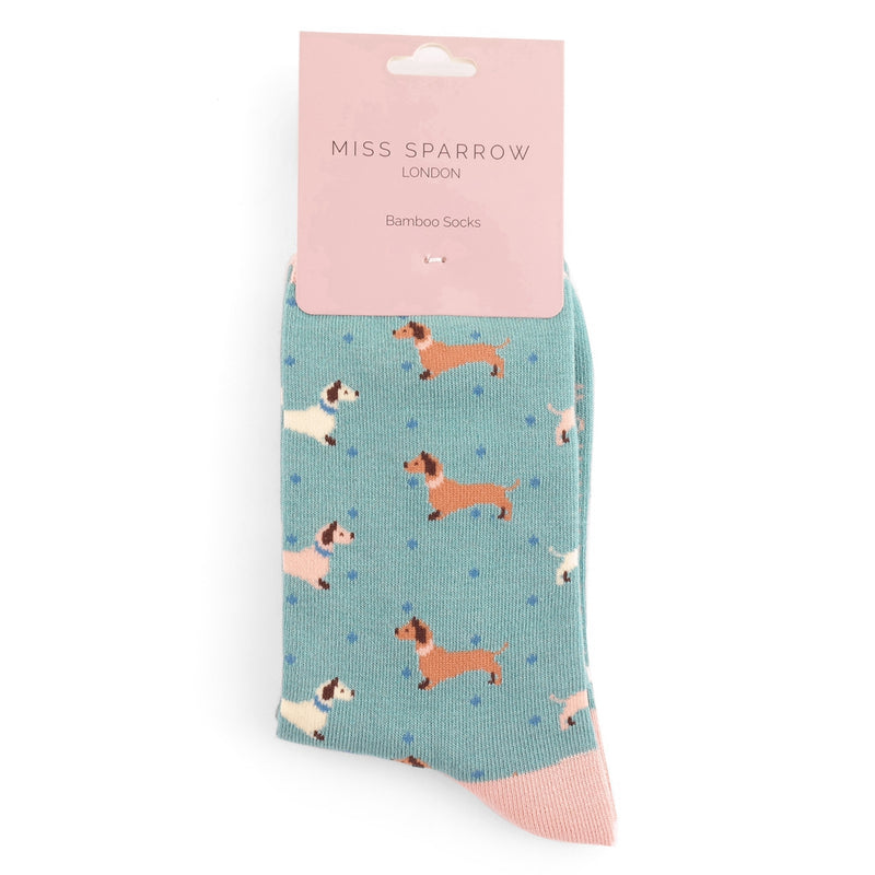 Sausage Dog & Spots Socks