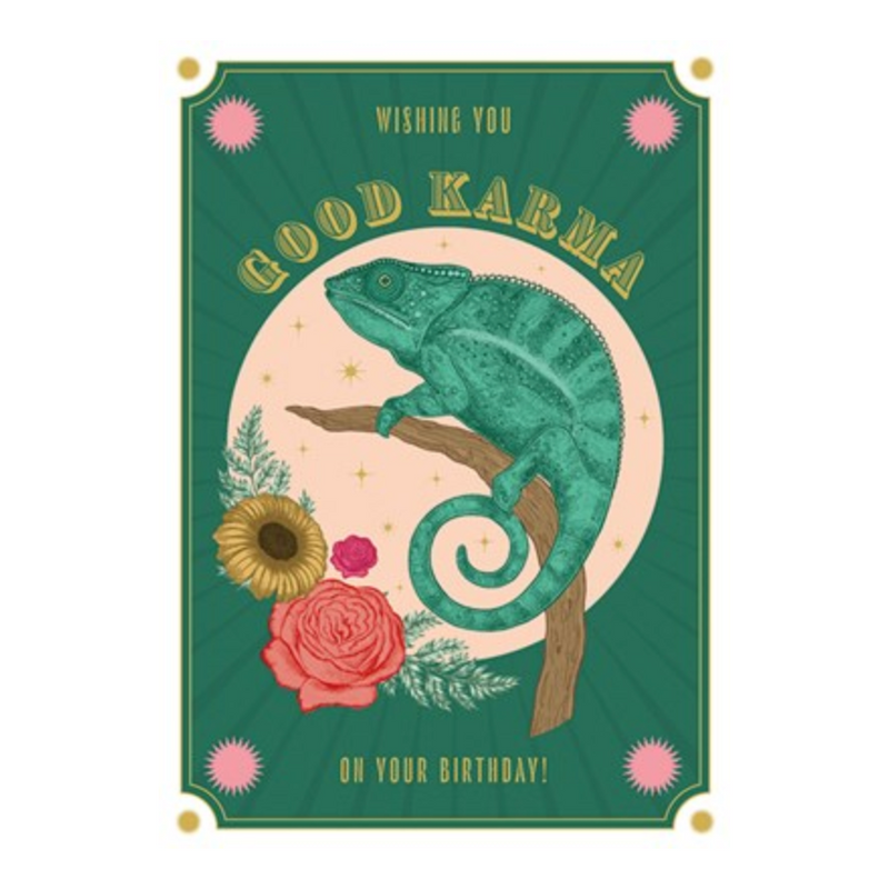 Good Karma Birthday Card