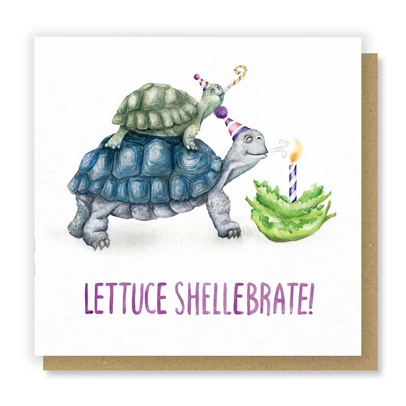 Lettuce Shellebrate Card
