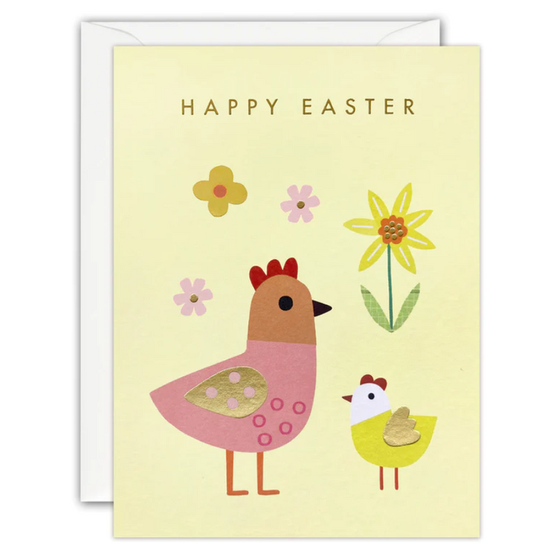 Easter Chickens Minnows Card