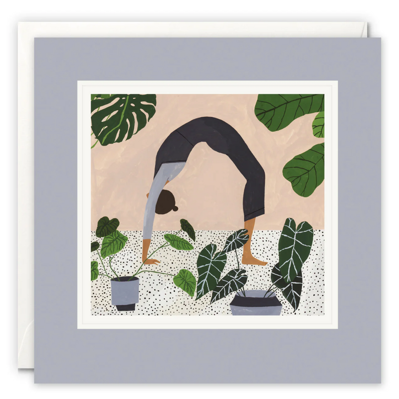 Botanical Yoga Paintworks Card