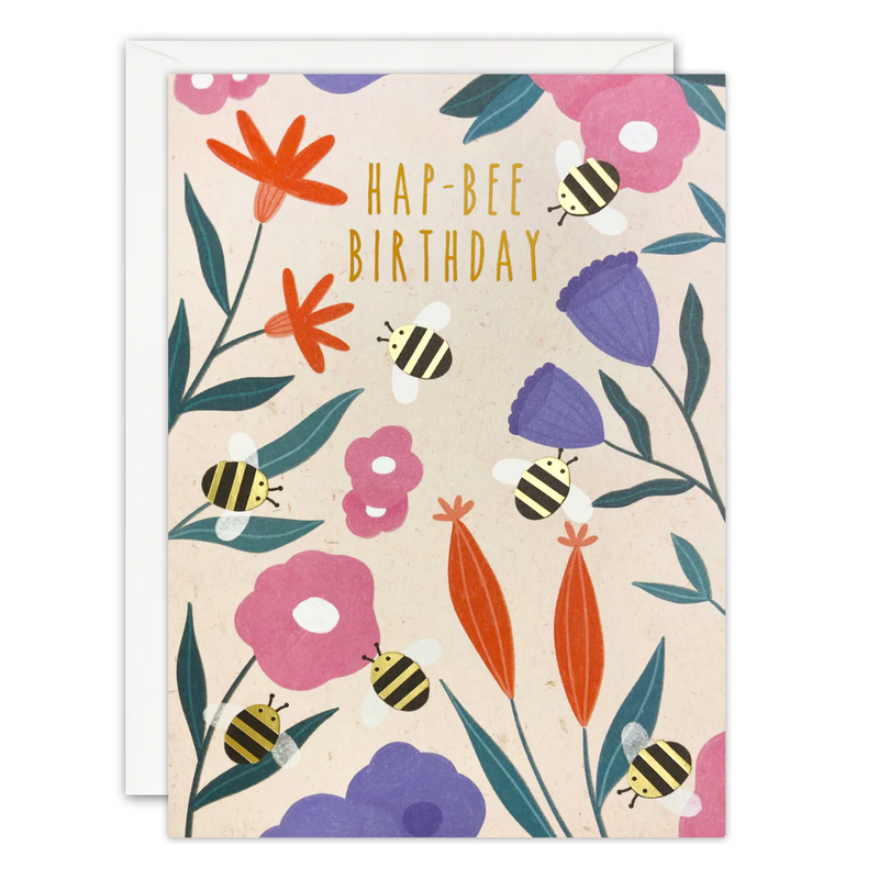 Hap-Bee Birthday Sunbeams Card