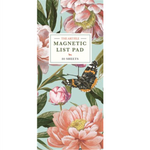 Floral Butterfly Magnetic List Pad