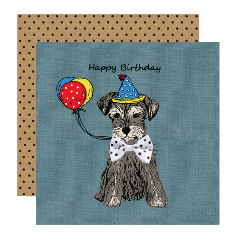 Scruffy Dog Birthday Card