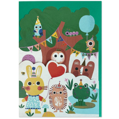 Have a tree-riffic day Birthday Card