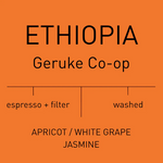 Ethiopia (Geruke Co-Op) Coffee Bag 225g