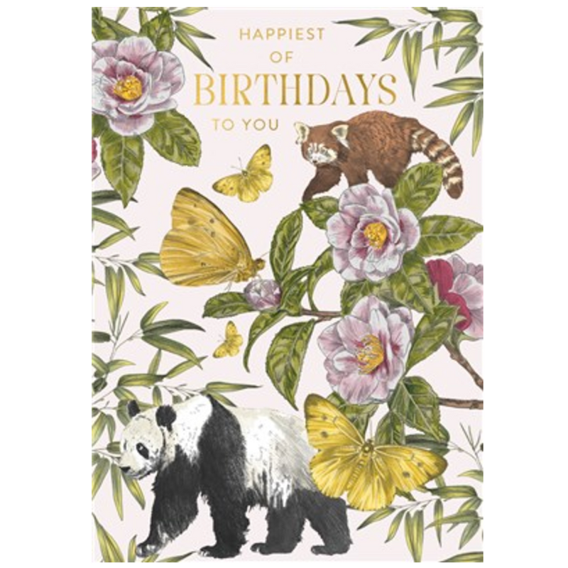 Happiest of Birthdays Panda Card