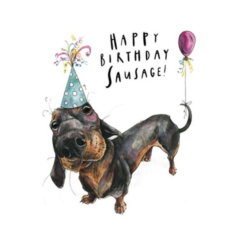 Happy Birthday Sausage Card