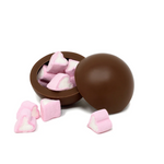 Hot Chocolate Bombes with Heart Marshmallows