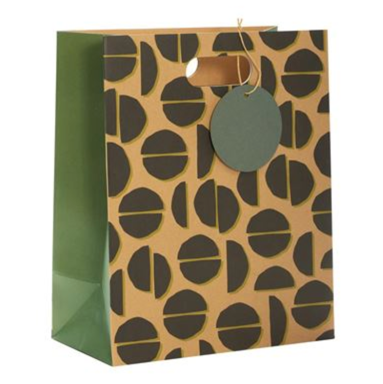 Eco Block Print Gift Bag