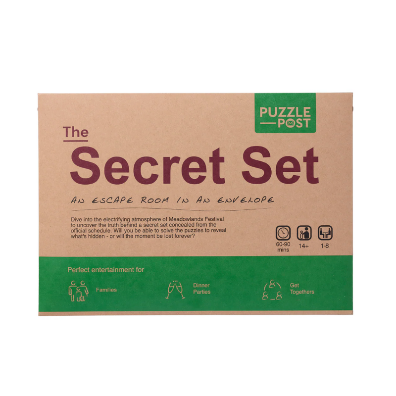An Escape Room in an Envelope: The Secret Set