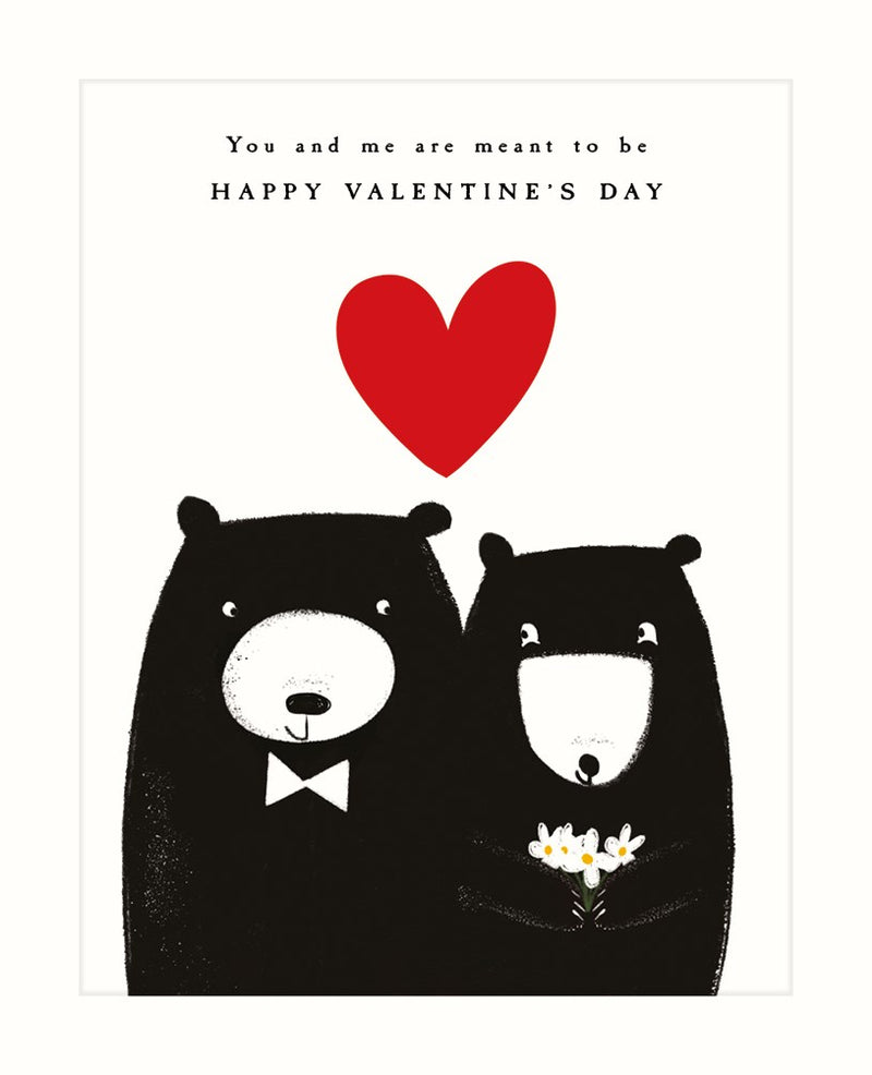 Bear Together Valentines Card