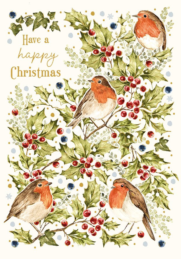 Robin Christmas Card