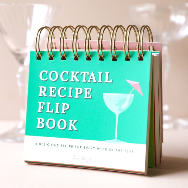 Cocktail Recipe Desktop Flip Chart
