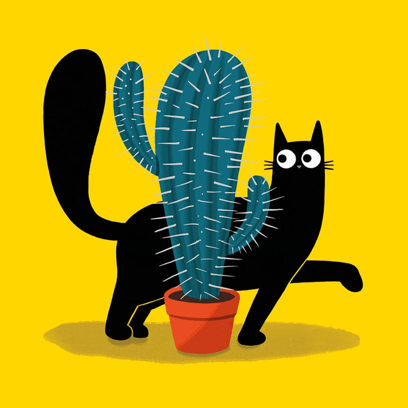 Cacti Cat Card