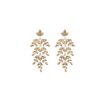 Textured Branches Earring in Gold