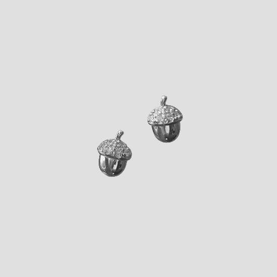 Acorn stud earring