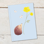 A6 Notebook - Hedgehog & Flower