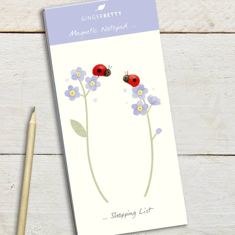 Magnetic Notepad - Ladybird