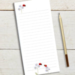 Magnetic Notepad - Ladybird