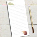 Magnetic Notepad - Hedgehog