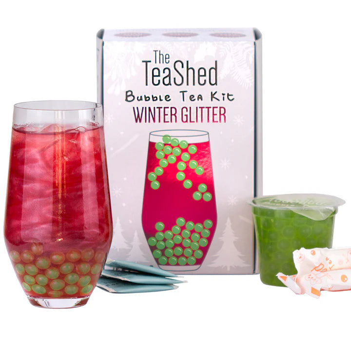 Winter Glitter 3 Serving Bubble Tea Kit Gift Box