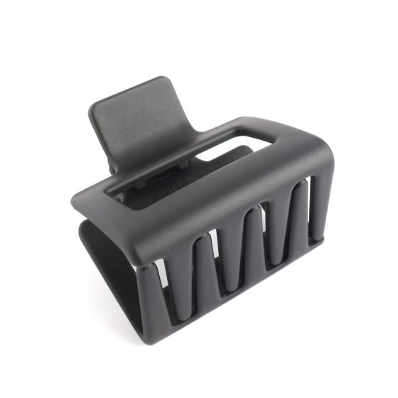 Mini Rectangle Hair Claw Clip Black