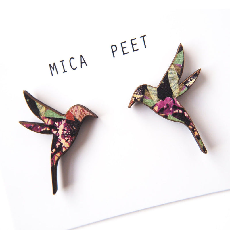 Hummingbird Stud Earrings