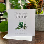 New Home Houseplant Card