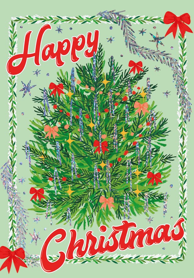 Happy Christmas Kitschmas Card