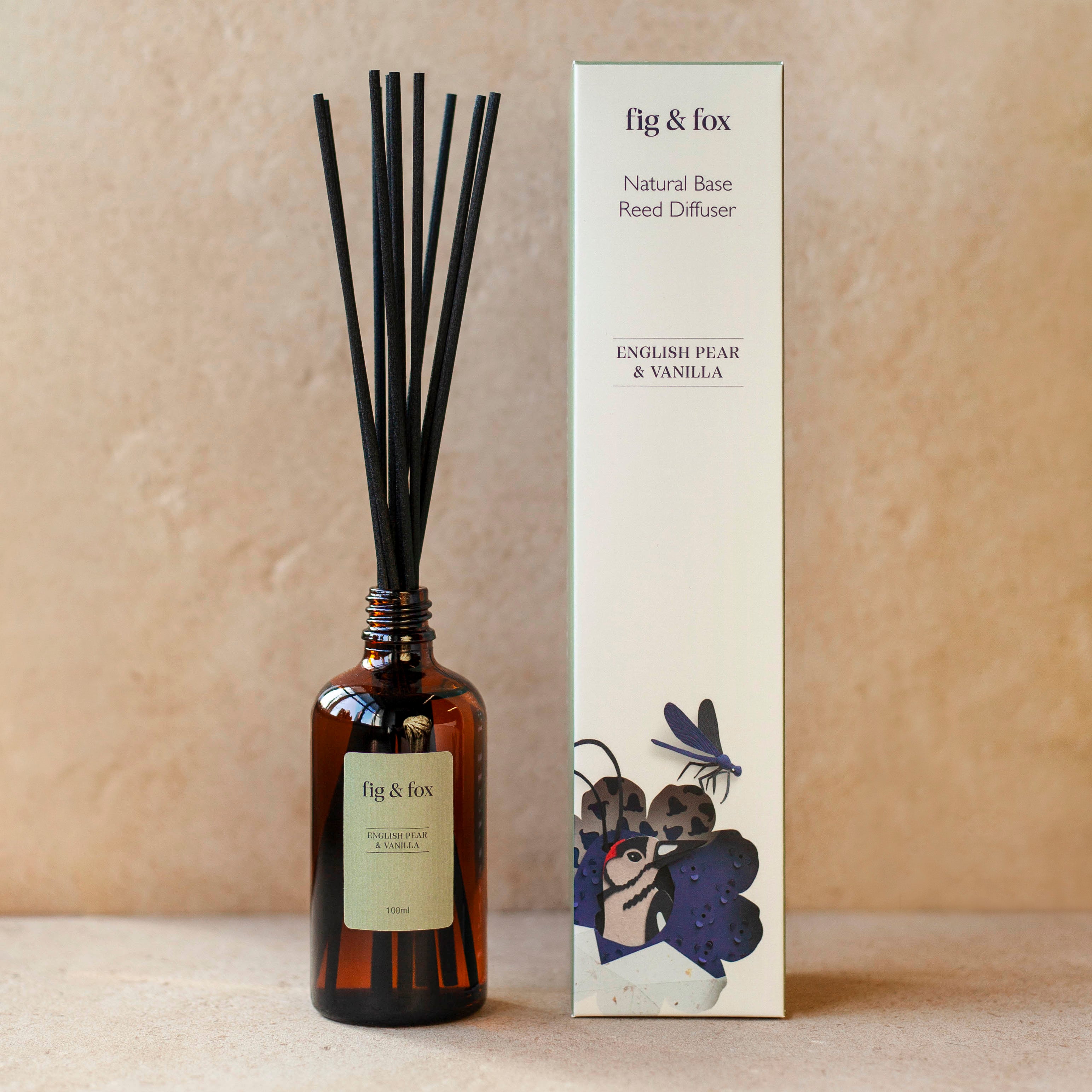 English Pear & Vanilla Reed Diffuser – Fig & Fox