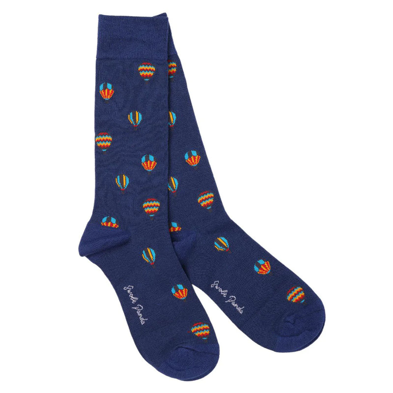 Hot Air Balloon Bamboo Socks