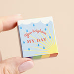 Tiny Matchbox Ceramic Rainbow Token