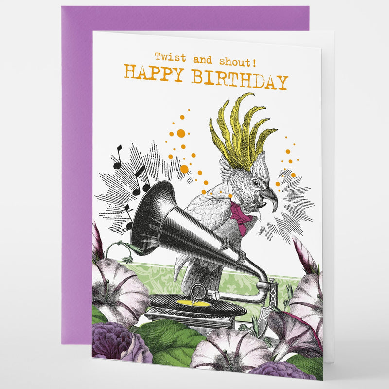Twist And Shout Birthday Card