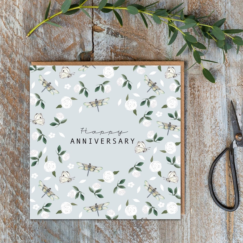 Happy Anniversary (Dragonflies) Card