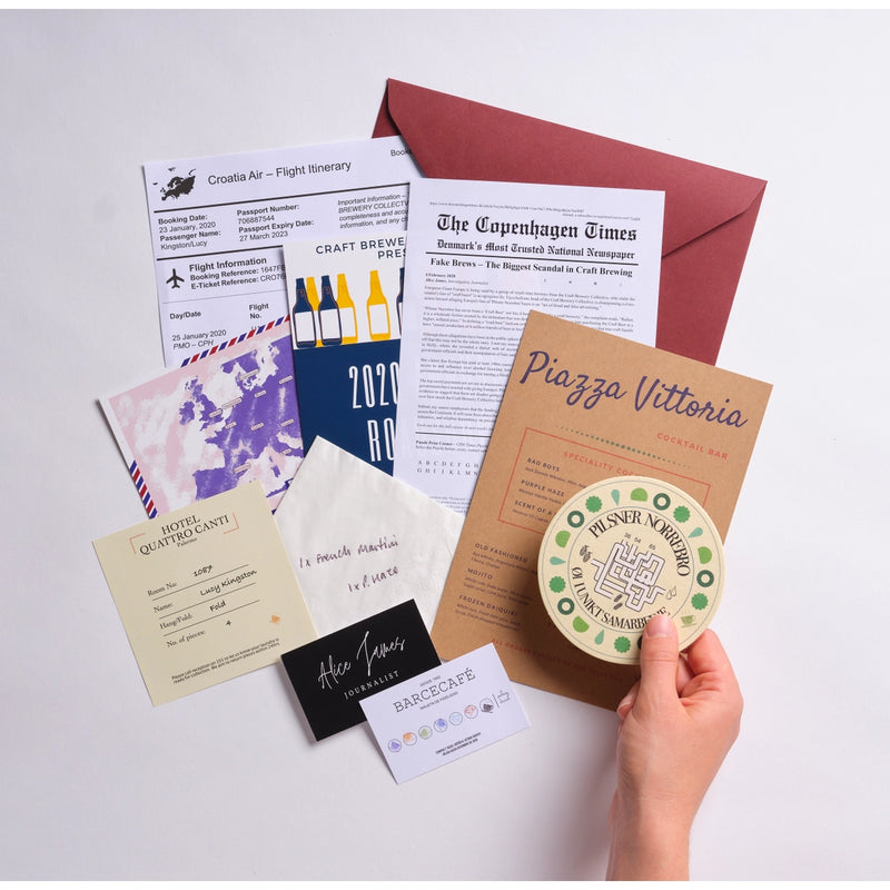 An Escape Room in an Envelope: The Missed Flight Board Game