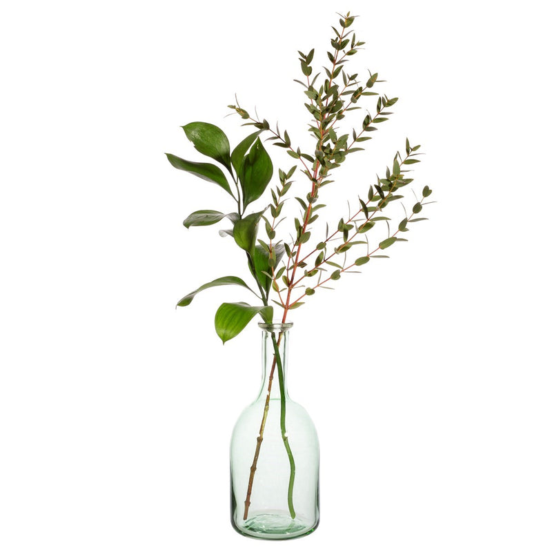 Tanvi Recycled Glass Bud Vase Pale Green