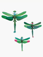 Big Dragonflies Set Of 3 Wall Art