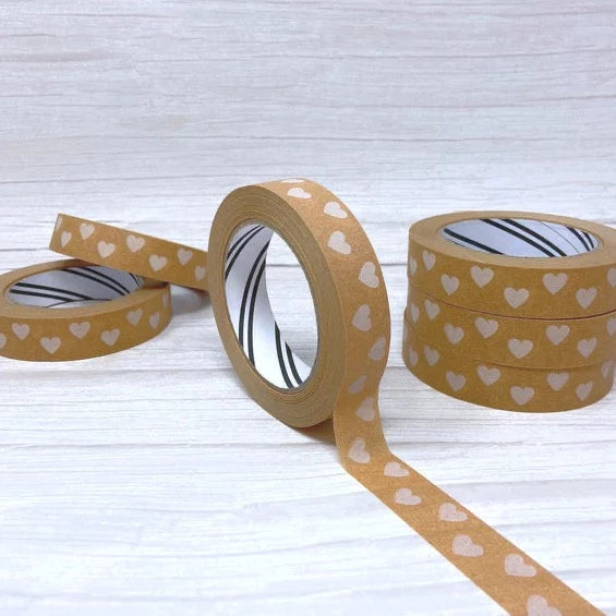 Heart Eco Friendly Paper Tape