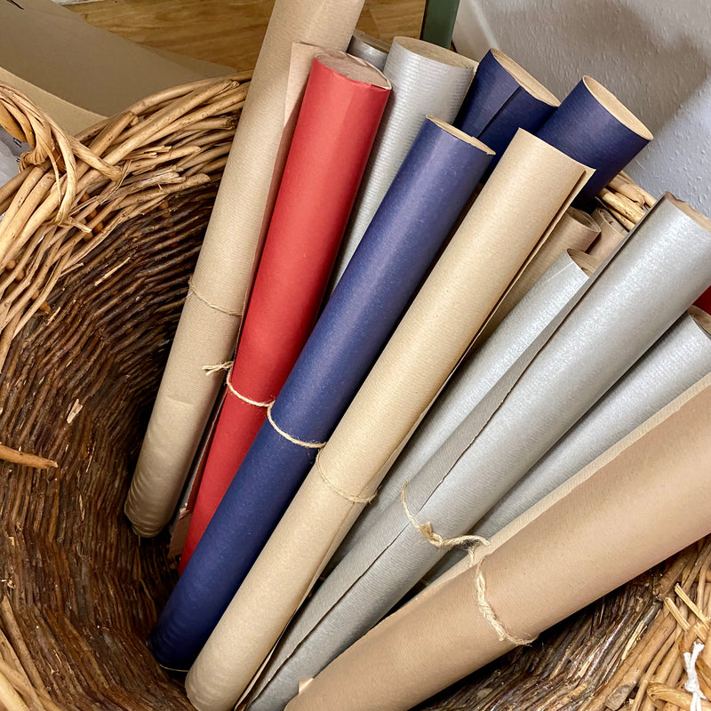 Recycled Kraft Wrapping Paper - Natural 5m