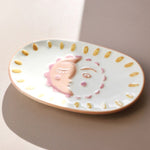 Sun and Moon Face Trinket Dish